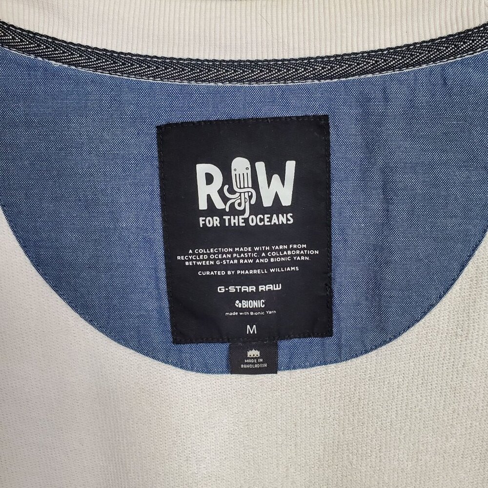 G-Star Raw X Pharrell Williams Sz  M Sweatshirt French Terry Octopus Bionic Yarn - Picture 5 of 12